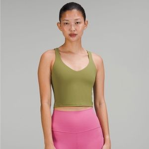 NWT Lululemon Align Tank in Bronze Green